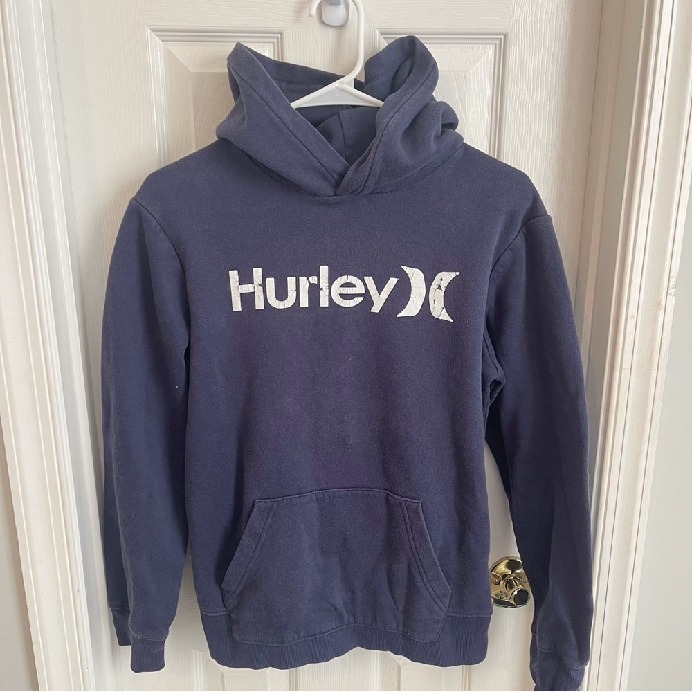 Hurley One And Only Logo Fleece Pullover Hoodie